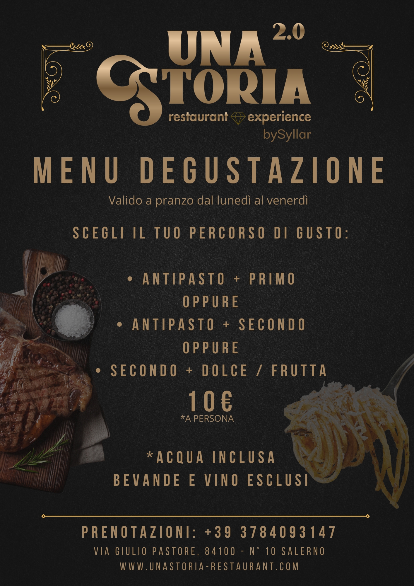 Menu Degustazione Pranzo